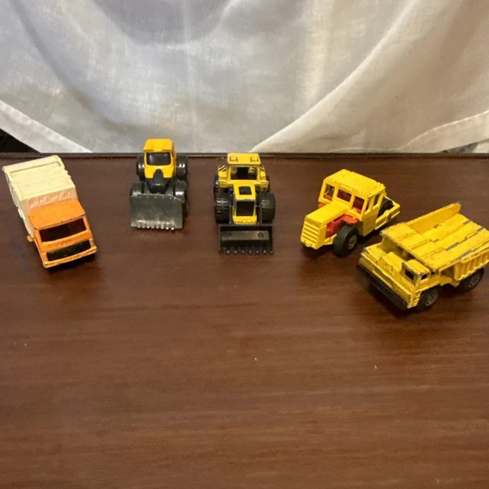 lot of 5 vintage construction vehicles